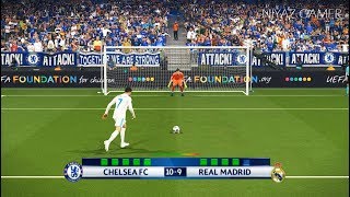 CHELSEA FC vs REAL MADRID  UEFA Champions League  UCL  Penalty Shootout  PES 2018 Gameplay PC [upl. by Odine]