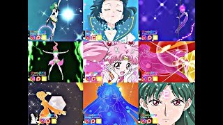 Sailor Moon Crystal  All Sailor Senshi Crisis Transformation [upl. by Annaid]