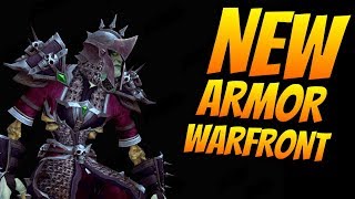 NEW Warfront Horde Mail Armor  Patch 810  Battle for Darkshore  Battle for Azeroth [upl. by Narmis464]