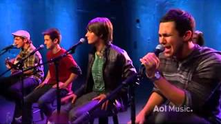 Big Time Rush Stuck Acoustic AOLMusic [upl. by Hirst]