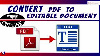 How to Convert PDF to Editable Document • Convert PDF to Word Document • Change PDF to Editable Text [upl. by Bik]