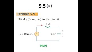 Impedance and Admittance  Example 99  ENA 953EAEnglish  Alexander amp Sadiku [upl. by Leanor170]