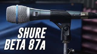 Shure Beta 87a Condenser Mic Review  Test [upl. by Amato]