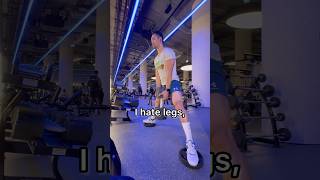 I HATE LEGS 🦵 legs legday legworkout youtubeshorts youtube veganathlete fitness dubai [upl. by Lah]