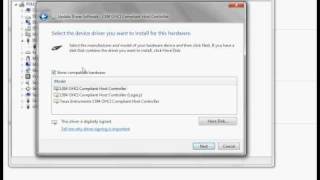 Windows 7 1394 legacy driver swap [upl. by Aleakcim]