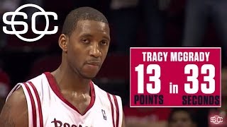 That time Tracy McGrady scored 13 points in 33 seconds  SportsCenter  ESPN Archives [upl. by Nivalc]