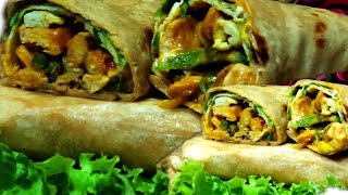 chiken wraps recipe How to make chiken wraps [upl. by Ahsaet107]