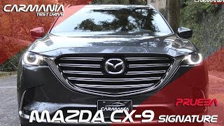 Mazda CX9 Signature a prueba  CarManía 2019 [upl. by Aitnyc]