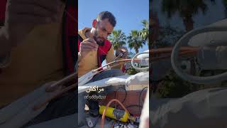 Mini split air conditioner installation airconditioner airconditionerservice [upl. by Ecirehc]