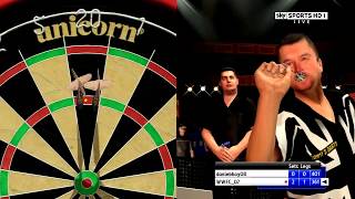 PS3 PDC World Darts Championship Match part 3  WWFC07 vs daviebhoy08 [upl. by Aihsenod]