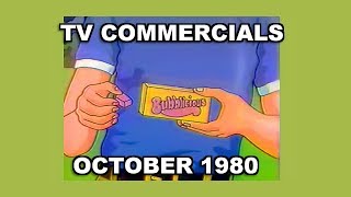 OCTOBER 1980 TV COMMERCIALS  COLLECTION 1 [upl. by Aiet362]