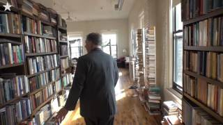 Floor to ceiling books fill Kempers loft home [upl. by Valma]