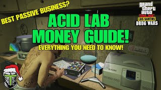 GTA Online Acid Lab Money Guide New BEST Passive Income [upl. by Alekram]