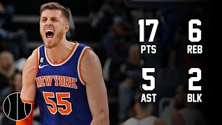 Isaiah Hartenstein Highlights  76ers vs Knicks  5th Jan 2024 [upl. by Haag]