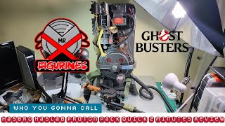 Hasbro Haslab Proton Pack and Spenglers Neutrona Wand Quick 2 Minutes Playability Review [upl. by Auqeenahs]