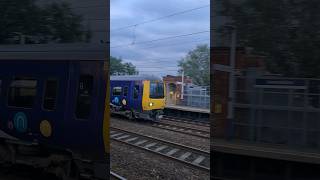 class 323 speeds past Levenshulme railway trainspotting class323 train [upl. by Hayse]