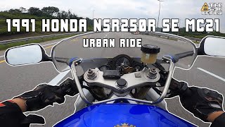 1991 Honda NSR250R SE MC21  Urban Ride [upl. by Leur]