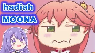 VTUBER ID  HADIAH DARI MOONA BUAT MIKO SENPAI HOLOLIVE SUB INDO HOLOID CLIP [upl. by Medardas991]