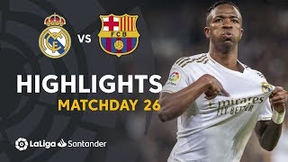 Highlights Real Madrid vs FC Barcelona 20 [upl. by Ahsirk]