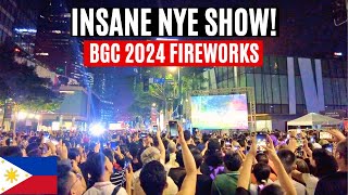 INSANE FIREWORKS Biggest NYE Countdown Show in Philippines 🇵🇭 [upl. by Ekoorb]