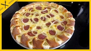 PIZZA DE CALABRESA COM QUEIJO COM BORDA CARACOL  AULA 8  CURSO DE PIZZA [upl. by Moser869]