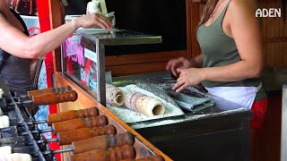 Czech Street Food in Prague  Trdelnik [upl. by Colene]