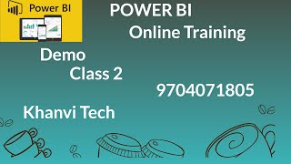 Power BI Demo class 2 by Ramesh in telug 22nd April 2024 8AM9704071805 [upl. by Thaddus639]