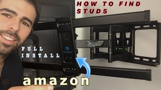 How to Install a TV Wall Mount  PERLESMITH TV Wall Mount Review [upl. by Padegs736]