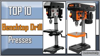 Best Benchtop Drill Presses 2024  The Only 10 You Should Consider Today [upl. by Releehw]