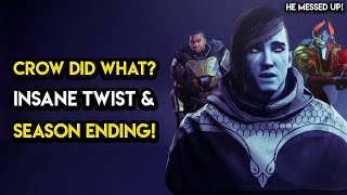 Destiny 2  CROWS INSANE PLOT TWIST Season Of The Risen Ending and Story Explained [upl. by Leinnad466]