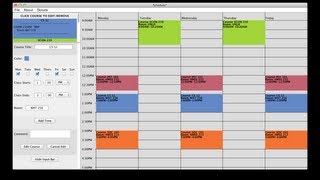 Free College Schedule MakerBuilder Link in description [upl. by Anabelle]