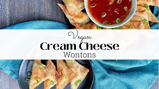 Vegan Cream Cheese Wontons [upl. by Fleming162]