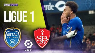 Troyes vs Brest  LIGUE 1 HIGHLIGHTS  03192023  beIN SPORTS USA [upl. by Zinnes362]