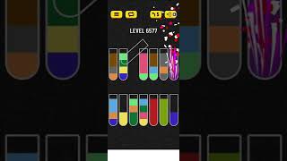 water sort puzzle level 6577 [upl. by Alatea825]