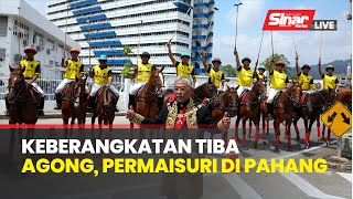 SINAR LIVE Istiadat Keberangkatan Tiba Yang diPertuan Agong ke16 [upl. by Emmer]