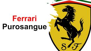 How to Pronounce Ferrari Purosangue [upl. by Aerdnat]