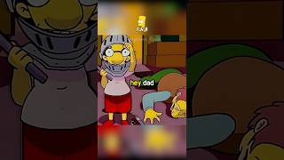 How Milhouse takes down criminals😮 simpsons shorts [upl. by Nodnalb]