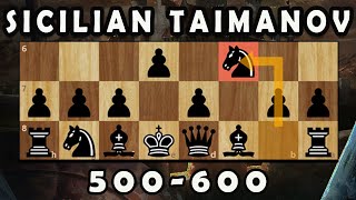 Play the Sicilian Taimanov like a Grandmaster  500600 [upl. by Annotahs]