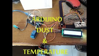 Membuat Alat Monitor Debu dan Suhu dust and temperature Menggunakan ARDUINO [upl. by Eri]