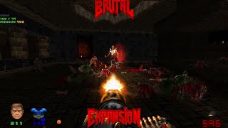 Brutal Doom v21141  Community Chest 4 Map29  Online Coop [upl. by Eatnhoj160]