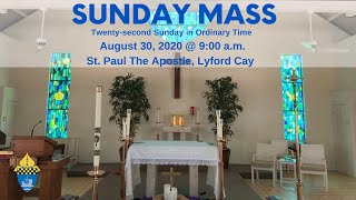 Sunday Mass August 30 2020 [upl. by Ajile]