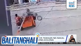 Rider patay matapos tamaan ng bakal na karga ng kolongkolong  Balitanghali [upl. by Jaye]