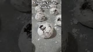 Chocolate Crinkle Cookies yummyfood chocolate [upl. by Pega]