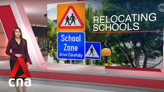 Kranji Primary School to move to Tengah Outram Secondary School relocating to Sengkang [upl. by Lletnahs190]