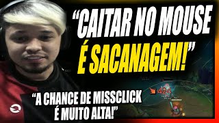 TITAN EXPLICA A FORMA CERTA DE CAITAR JOGANDO DE ADC COMPARAÇÃO ENTRE USAR O MOUSE OU O TECLADO [upl. by Mutat993]