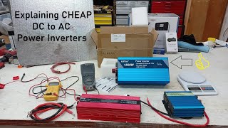 Cheap DC to AC Power Inverters ARE THEY WORTH IT Detailed Parts List below Vid [upl. by Sadnak]