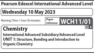 Unit 1 June 2023  AS Chemistry Edexcel  Dr Hanaa Assil [upl. by Vins]