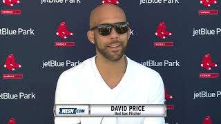 Red Sox spring training press conferences [upl. by Nosecyrb570]