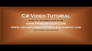 Part 14  C Tutorial  do while loop in c [upl. by Imef93]