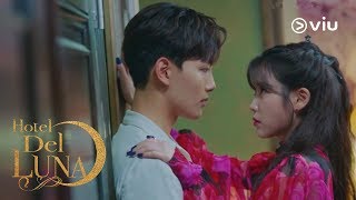 IU pushes Yeo Jin Goo against the wall 🙈  Hotel Del Luna EP10 ENG SUBS [upl. by Noterb871]